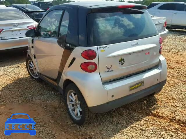 2009 SMART FORTWO WMEEJ31XX9K224394 Bild 2