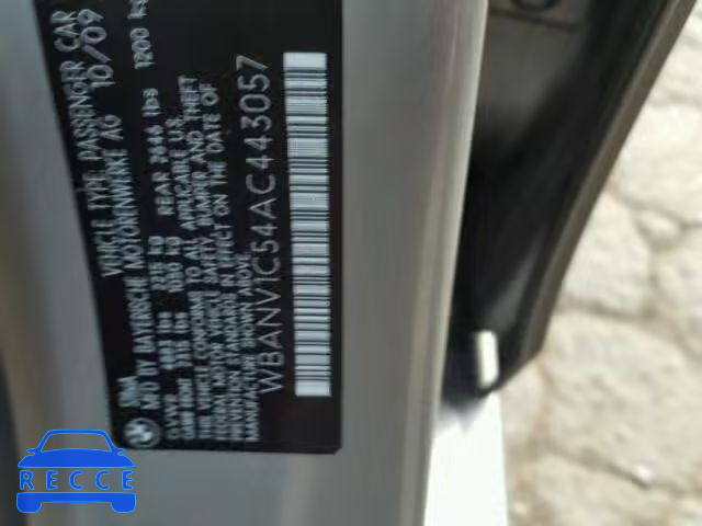 2010 BMW 528 WBANV1C54AC443057 Bild 9