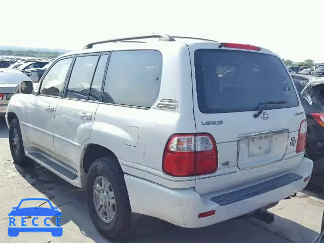 2002 LEXUS LX 470 JTJHT00W023514301 image 2