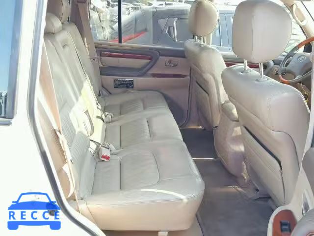 2002 LEXUS LX 470 JTJHT00W023514301 image 5