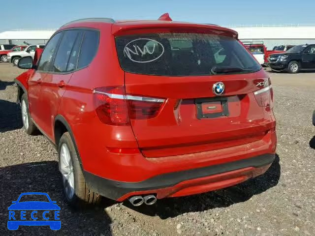 2017 BMW X3 5UXWZ7C32H0X41338 image 2