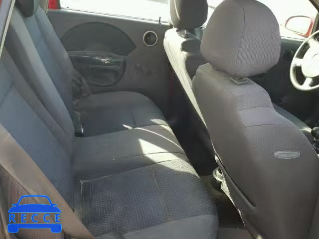 2008 CHEVROLET AVEO KL1TD666X8B258842 зображення 5