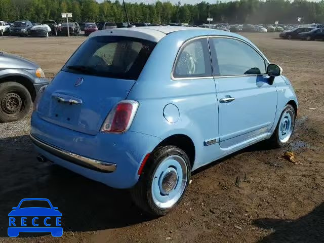 2015 FIAT 500 LOUNGE 3C3CFFCR0FT571013 зображення 3