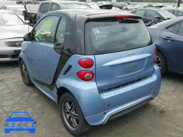 2014 SMART FORTWO WMEEJ3BA3EK742044 зображення 2