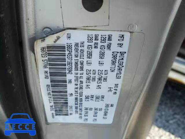 2001 DODGE CARAVAN 1B8GP45371B276942 image 9