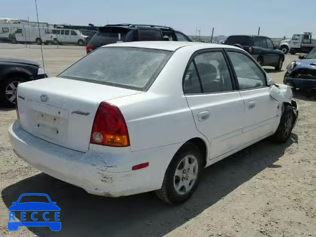 2003 HYUNDAI ACCENT KMHCG45C03U482545 image 3