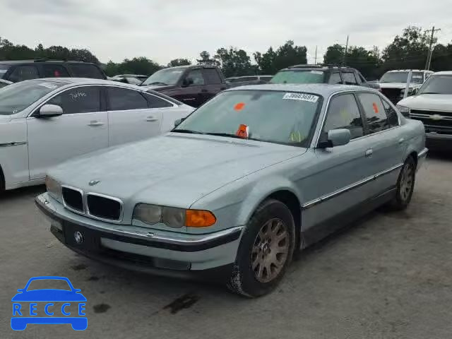 2000 BMW 740I AUTOMATIC WBAGG8340YDN78625 image 1