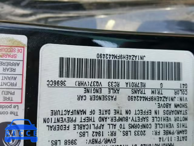 2015 NISSAN 370Z JN1AZ4EH9FM442490 Bild 9