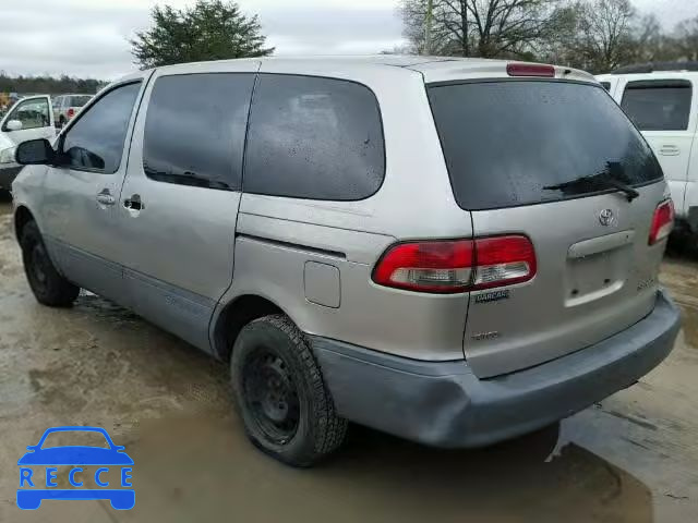 2001 TOYOTA SIENNA 4T3ZF19C01U350699 image 2