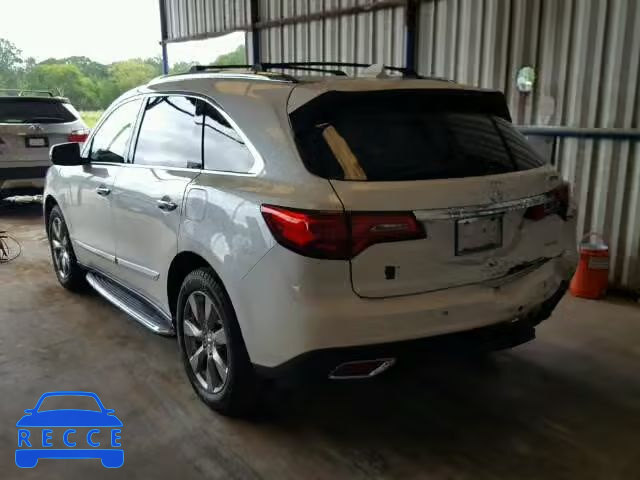 2015 ACURA MDX Advance 5FRYD4H81FB026351 image 2