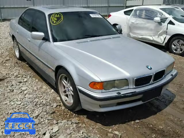 2000 BMW 740I AUTOMATIC WBAGG834XYDN75523 image 0