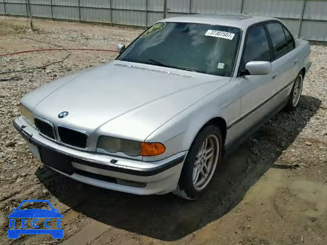 2000 BMW 740I AUTOMATIC WBAGG834XYDN75523 image 1