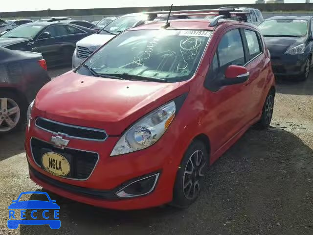 2014 CHEVROLET SPARK 2LT KL8CF6S98EC527602 image 1