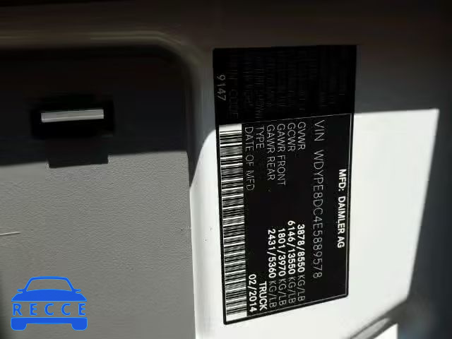 2014 FREIGHTLINER SPRINTER WDYPE8DC4E5889578 Bild 9