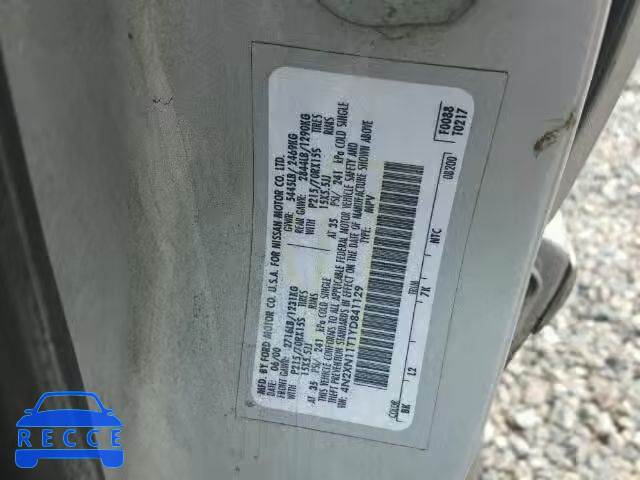 2000 NISSAN QUEST 4N2XN11T1YD841129 image 9