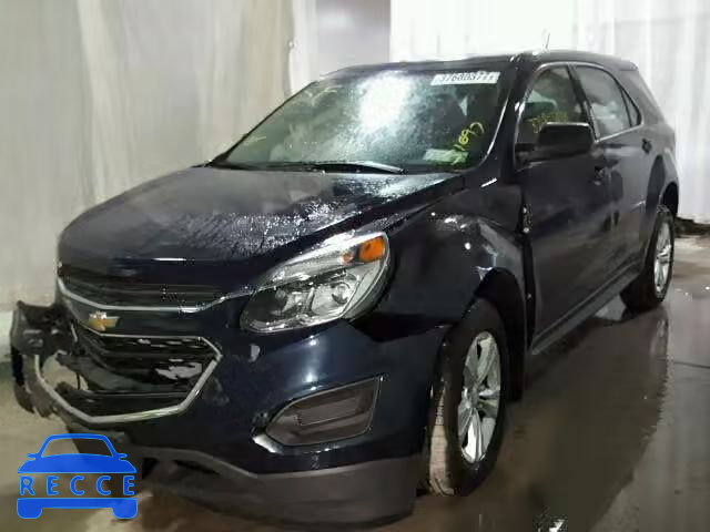 2017 CHEVROLET EQUINOX 2GNALBEK7H1576810 зображення 1