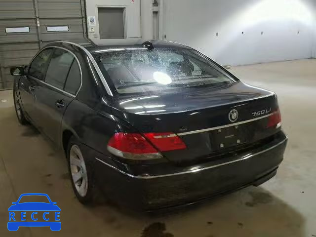 2007 BMW 750 WBAHN83577DT65592 image 2