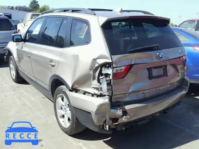 2007 BMW X3 WBXPC93417WF26515 image 2