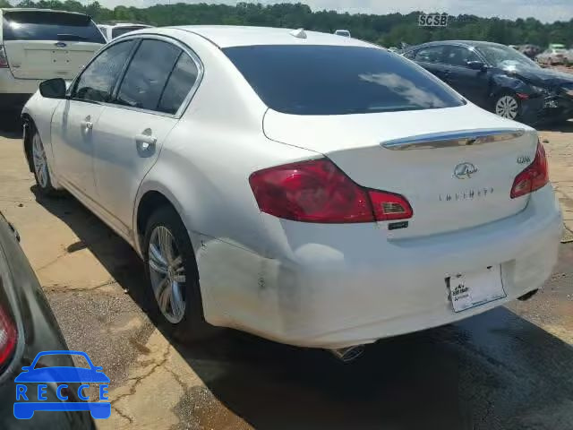 2012 INFINITI G25 JN1DV6AR3CM860171 зображення 2