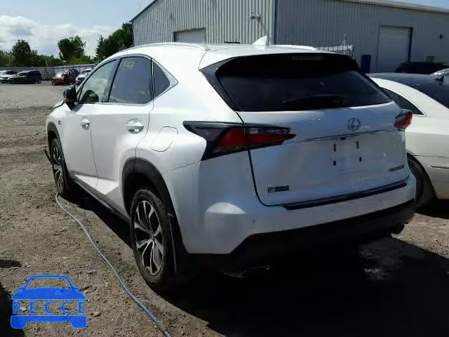 2015 LEXUS NX JTJBARBZ6F2012878 image 2