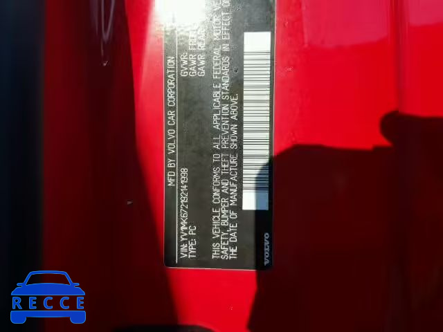 2009 VOLVO C30 YV1MK672192141998 image 9