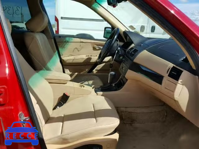 2007 BMW X3 WBXPC93477WF14160 image 4