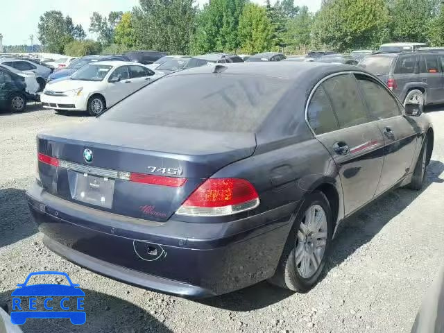 2002 BMW 745 WBAGL63442DP57967 image 3