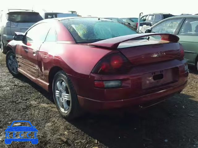 2000 MITSUBISHI ECLIPSE 4A3AC54L9YE154750 зображення 2