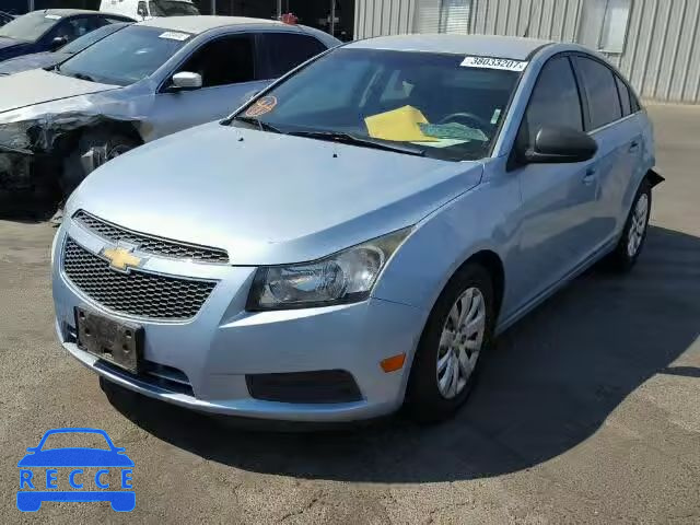 2011 CHEVROLET CRUZE 1G1PC5SH6B7301834 зображення 1