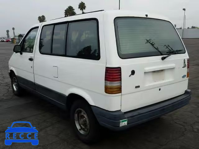 1988 FORD AEROSTAR 1FMCA11U6JZB44517 Bild 2