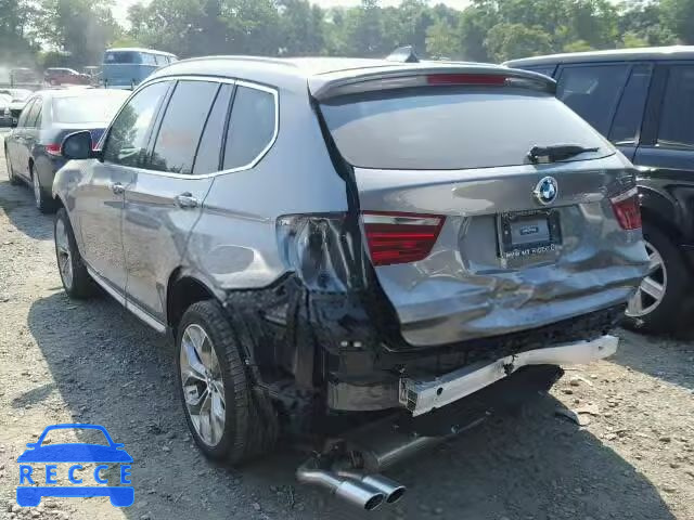 2017 BMW X3 5UXWX9C35H0W75708 image 2