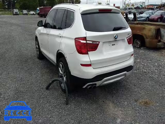 2016 BMW X3 5UXWX9C55G0D66033 image 2