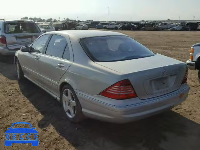 2003 MERCEDES-BENZ S WDBNG70J63A360020 image 2