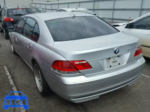 2007 BMW 750 WBAHN83567DT70539 image 2