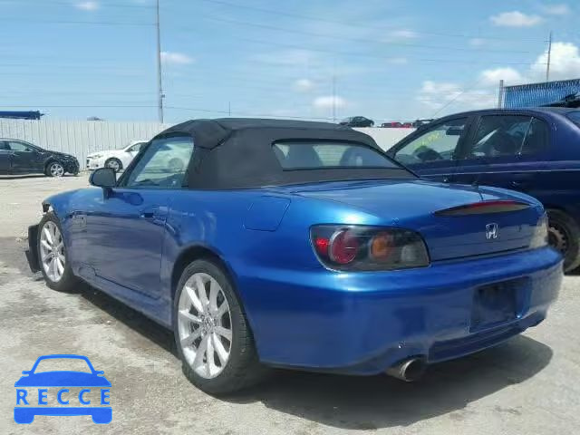 2006 HONDA S2000 JHMAP21446S001743 image 2