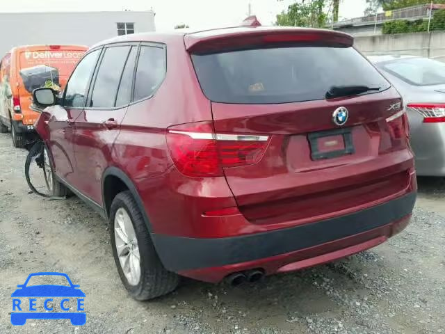 2013 BMW X3 5UXWX9C50D0A10343 зображення 2