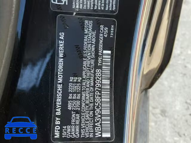 2015 BMW 428XI WBA3V9C58FP799288 зображення 9