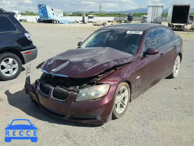 2008 BMW 328 WBAVA375X8NL56666 зображення 1