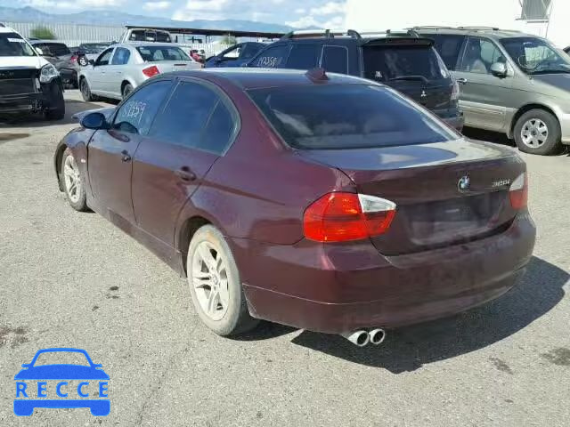 2008 BMW 328 WBAVA375X8NL56666 зображення 2