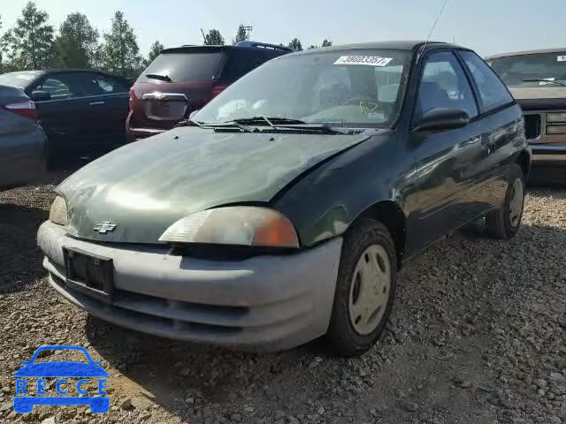 1999 CHEVROLET METRO 2C1MR2266X6706554 зображення 1