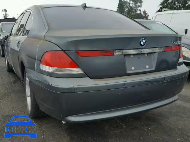 2003 BMW 745 WBAGL63443DP64645 Bild 2