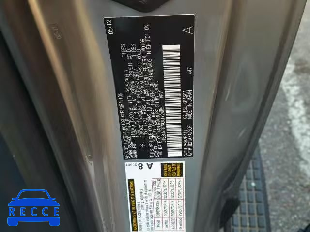 2012 TOYOTA FJ CRUISER JTEBU4BF9CK142485 image 9