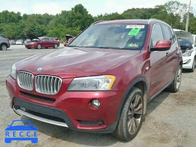 2012 BMW X3 5UXWX7C5XCL736905 зображення 1