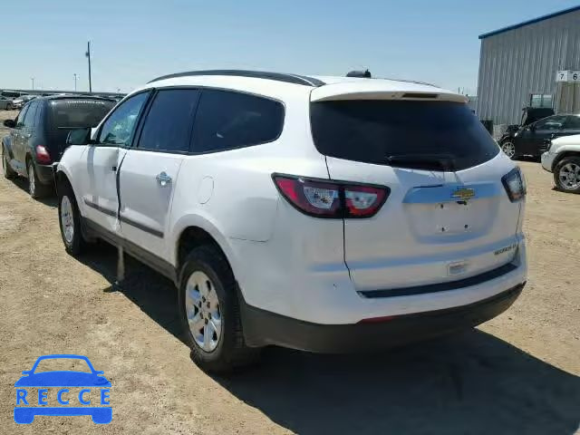 2016 CHEVROLET TRAVERSE 1GNKRFKD7GJ347287 зображення 2