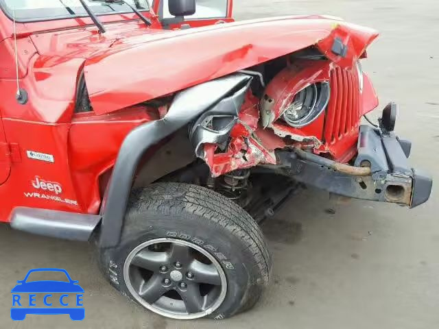 2004 JEEP WRANGLER 1J4FA39SX4P724458 зображення 8