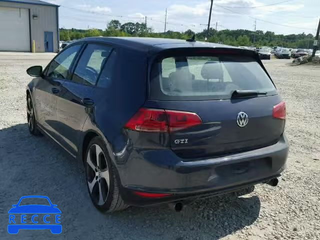 2016 VOLKSWAGEN GTI 3VW4T7AU9GM026507 зображення 2