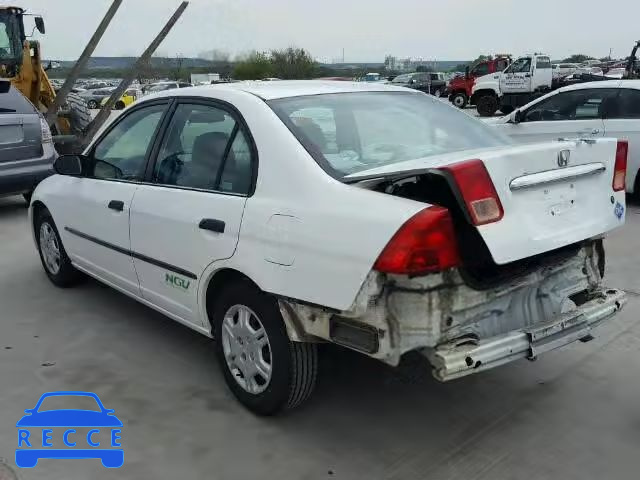 2001 HONDA CIVIC GX 1HGEN26401L000224 image 2