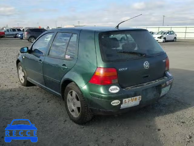 2000 VOLKSWAGEN GOLF WVWGF21J6YW364349 image 2