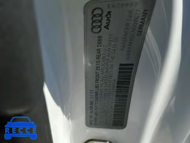 2012 AUDI A5 WAULFAFH2CN003677 image 9