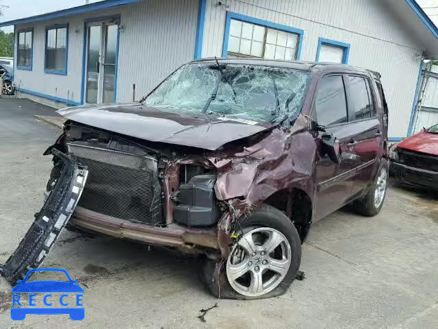 2014 HONDA PILOT EXLN 5FNYF3H70EB023517 image 1